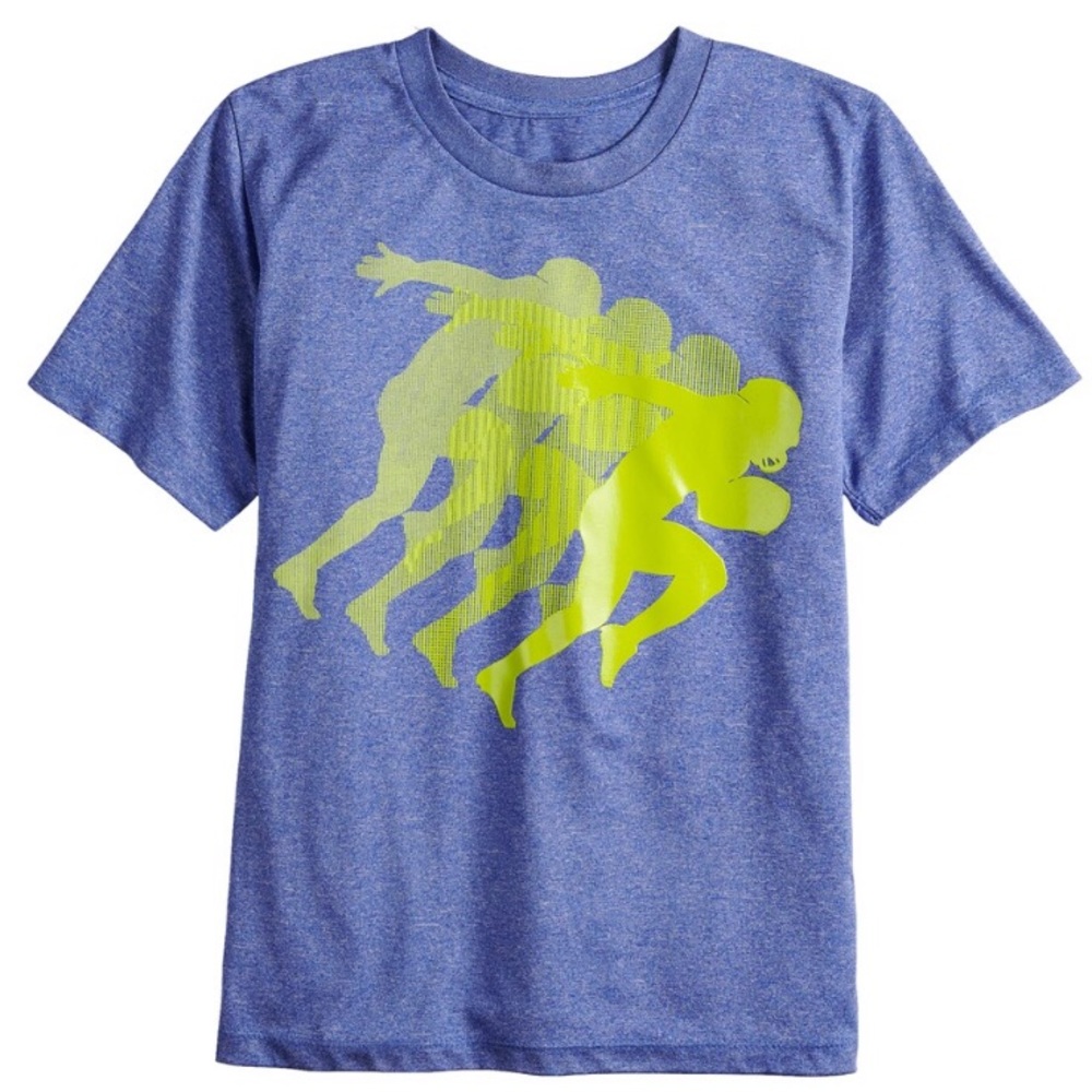 Boys Blue Tek Gear Tee 🏈